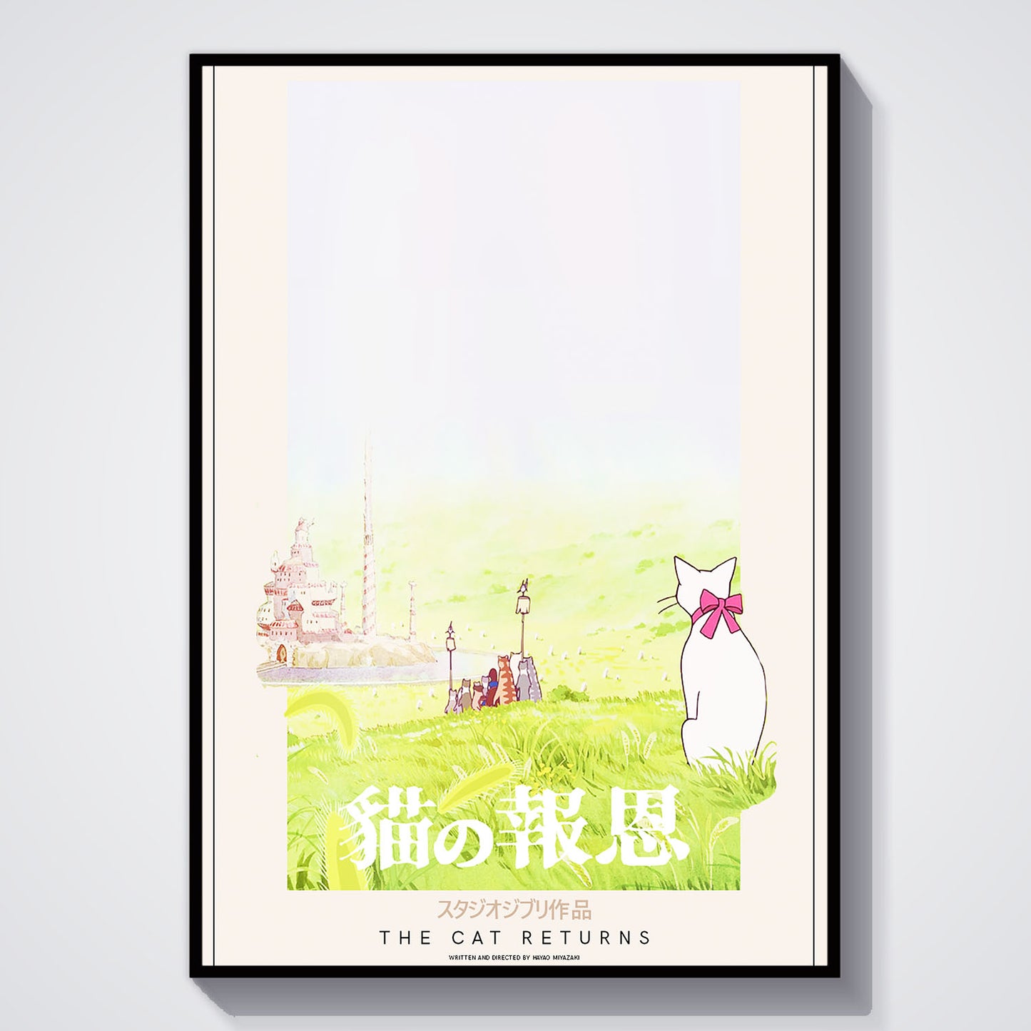 Flex Designs Poster The Cat Returns Classic 5 x 7" Home Goods - Movie 2002 Movie Poster