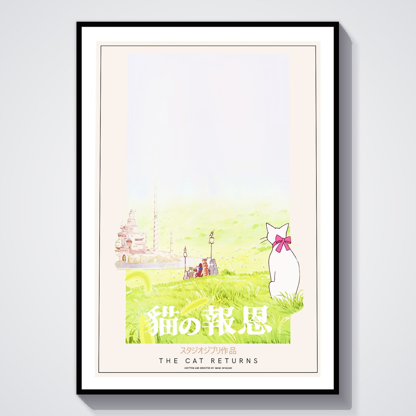 Flex Designs Poster The Cat Returns Classic 8 x 10" Home Goods - Movie 2002 Movie Poster