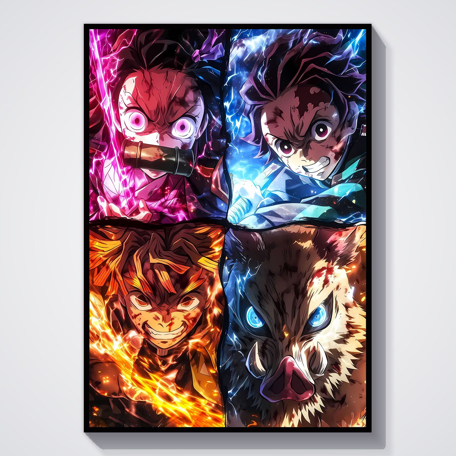 Flex Designs Poster Demon Slayer Aura 5 x 7" Home Goods - TV Show 2019 TV Show Poster