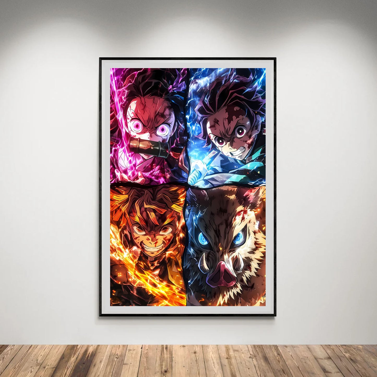 Flex Designs Poster Demon Slayer Aura 8 x 10" Home Goods - TV Show 2019 TV Show Poster