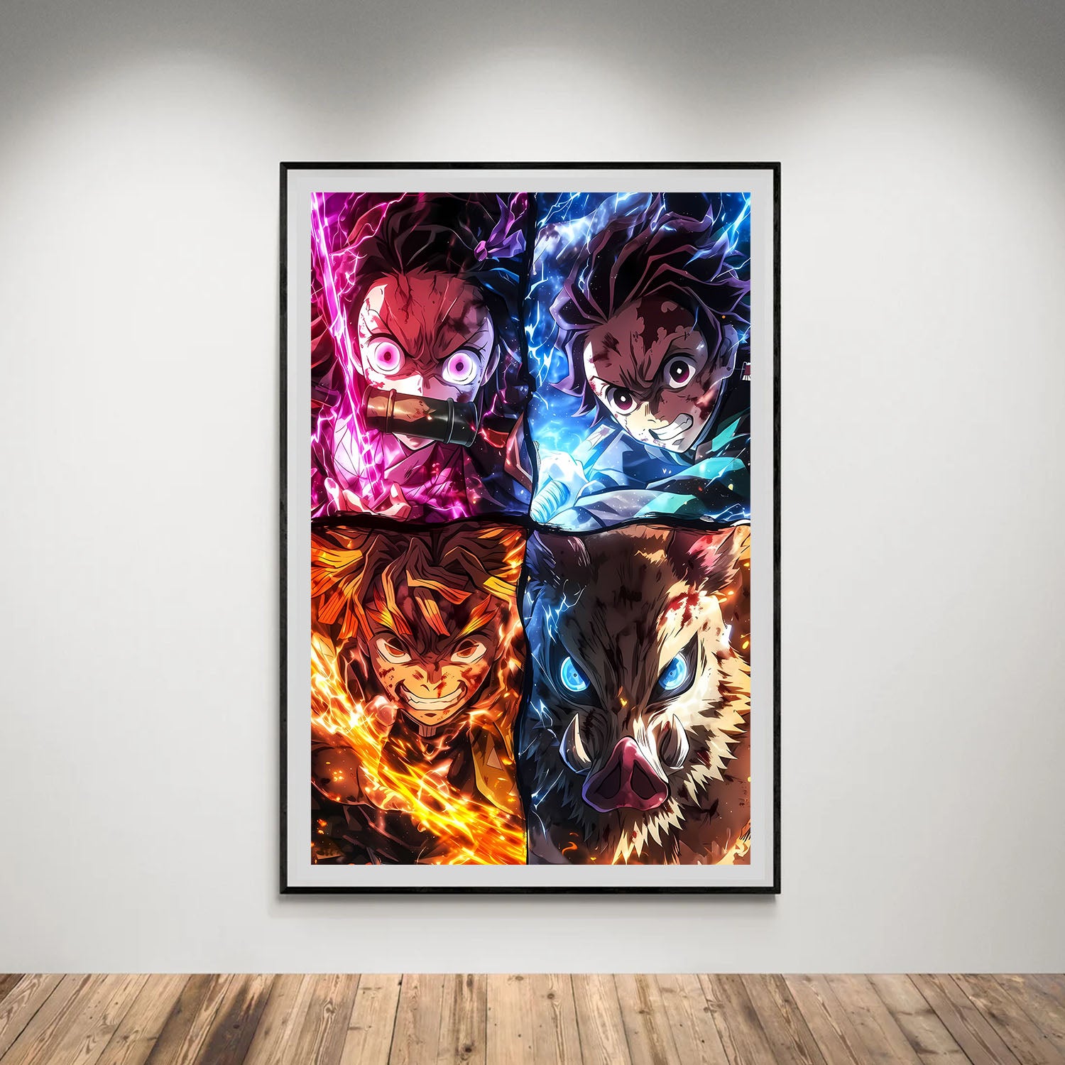 Flex Designs Poster Demon Slayer Aura 8 x 10" Home Goods - TV Show 2019 TV Show Poster