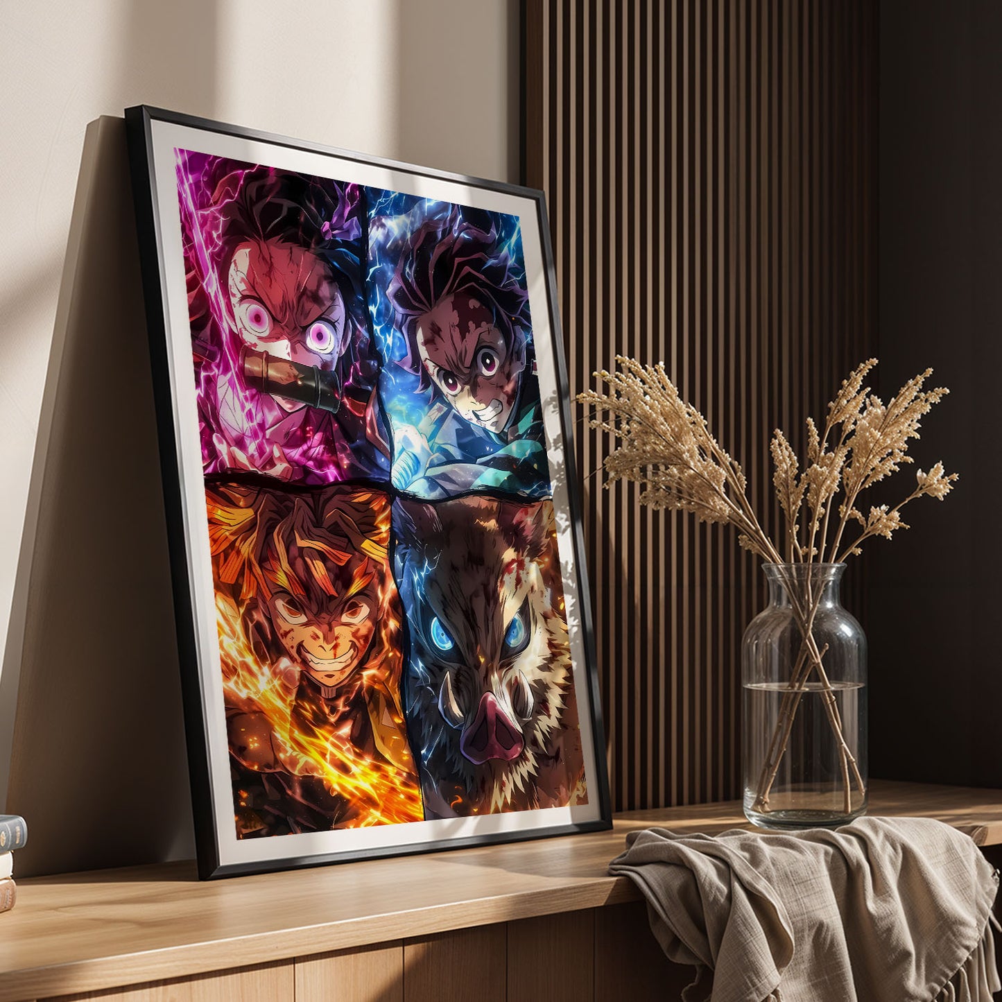 Flex Designs Poster Demon Slayer Aura 5 x 7" Home Goods - TV Show 2019 TV Show Poster