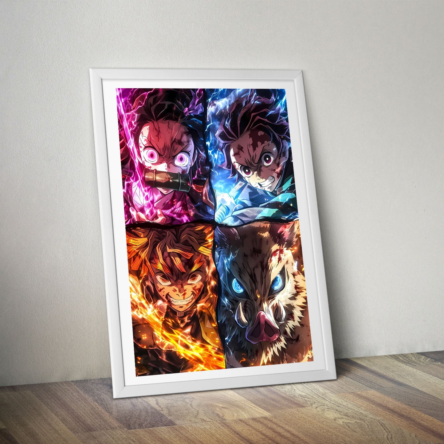 Flex Designs Poster Demon Slayer Aura 8 x 10" Home Goods - TV Show 2019 TV Show Poster