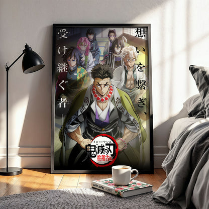 Flex Designs Poster Demon Slayer Hashira Training 5 x 7" Home Goods - TV Show 2024 TV Show Poster