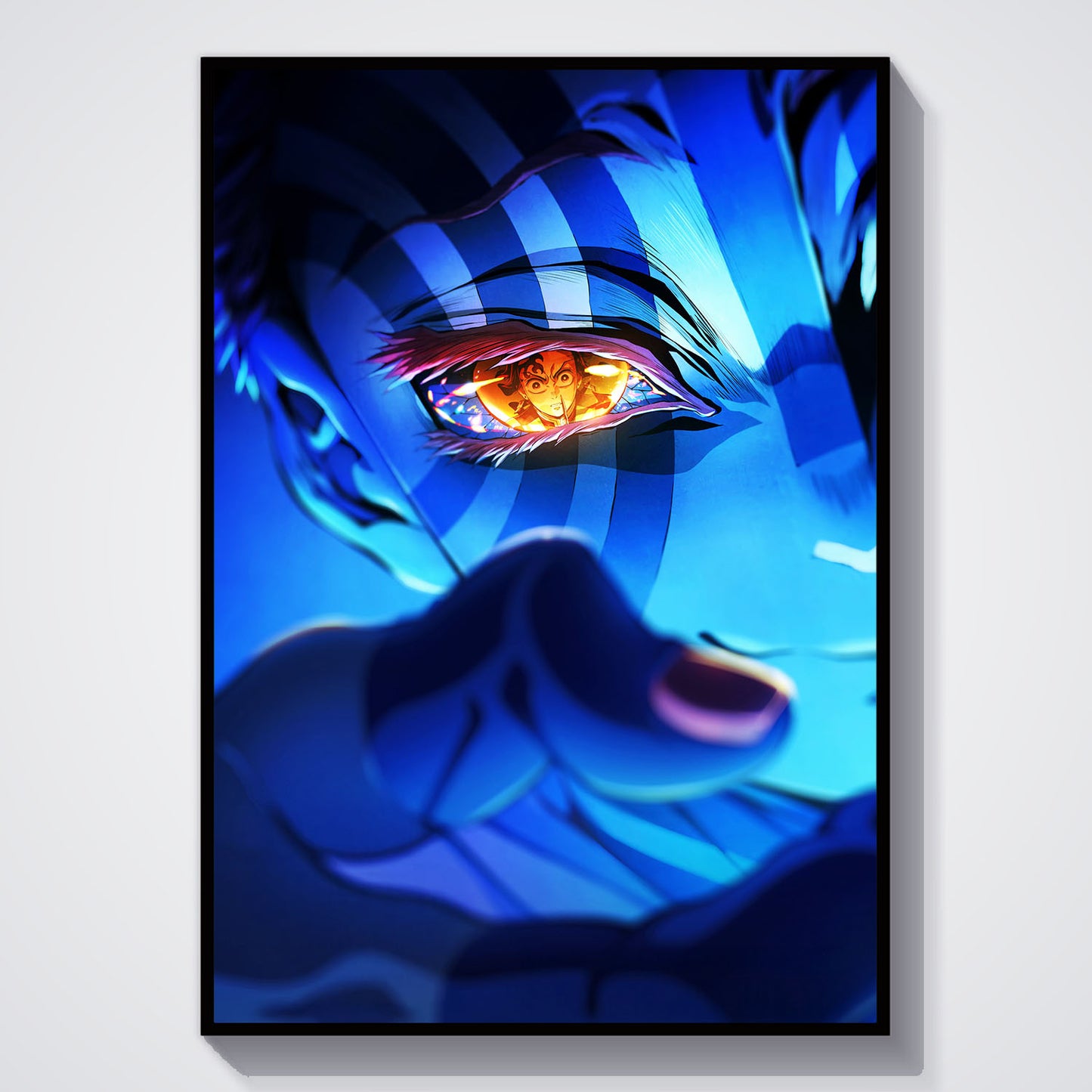 Flex Designs Poster Demon Slayer Infinity Castle Akaza 5 x 7" Home Goods - TV Show 2025 TV Show Poster