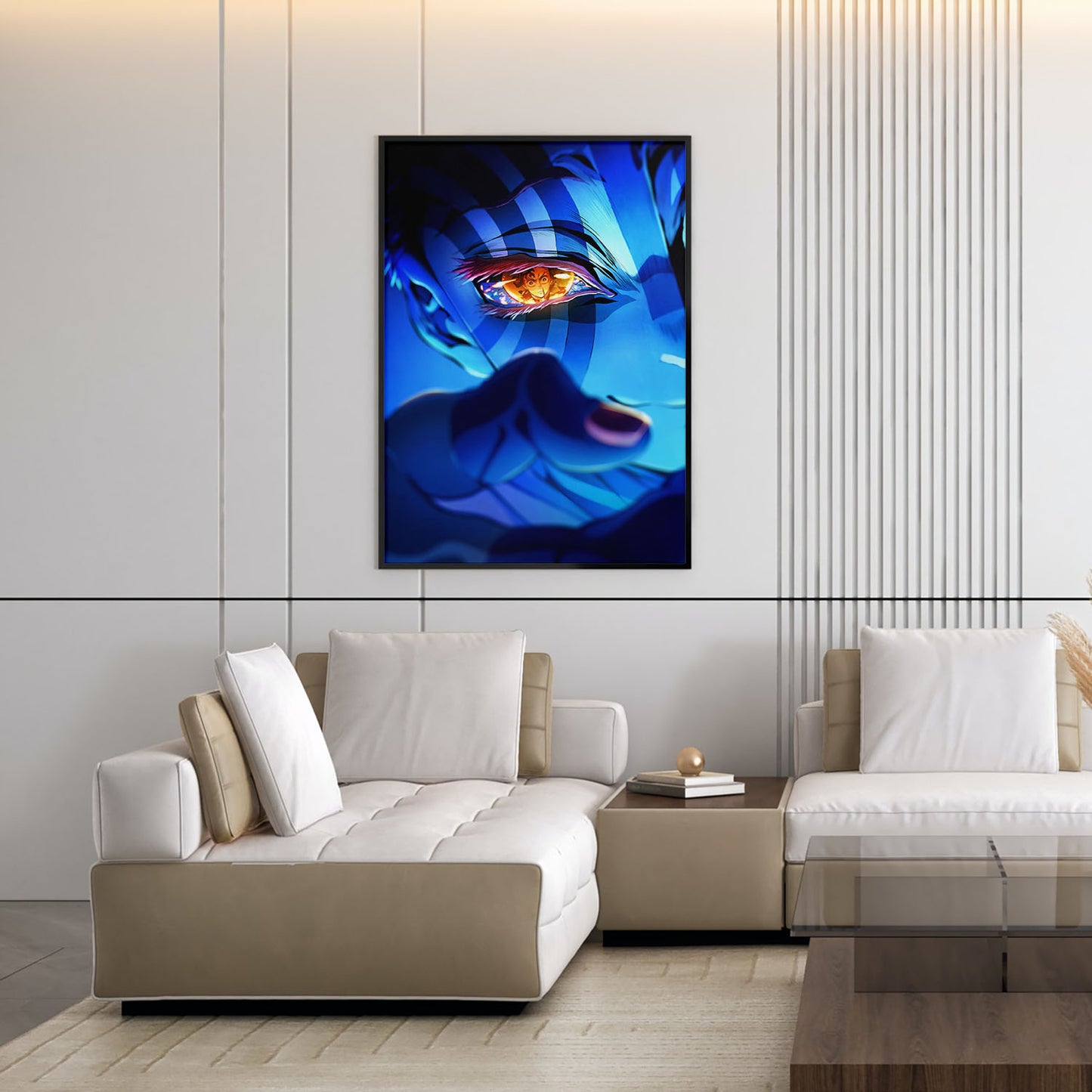 Flex Designs Poster Demon Slayer Infinity Castle Akaza 5 x 7" Home Goods - TV Show 2025 TV Show Poster