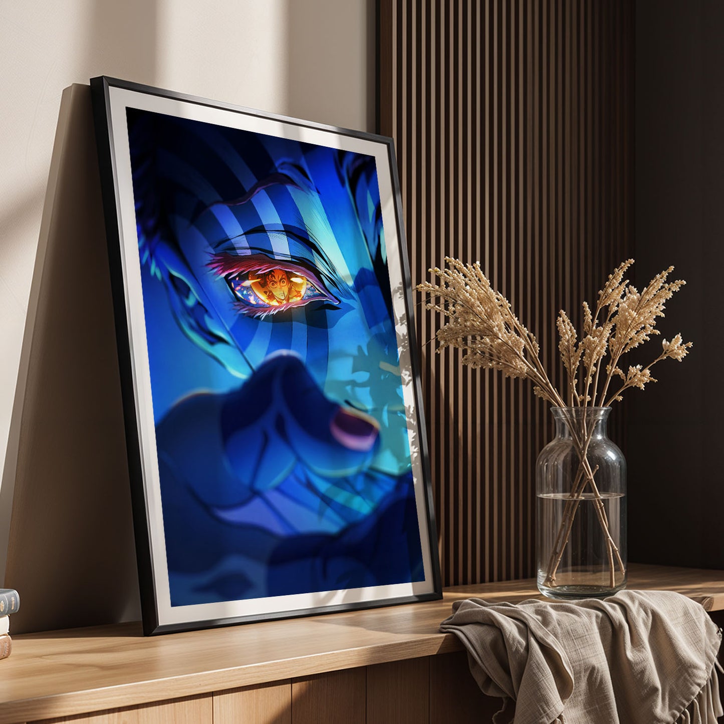 Flex Designs Poster Demon Slayer Infinity Castle Akaza 5 x 7" Home Goods - TV Show 2025 TV Show Poster