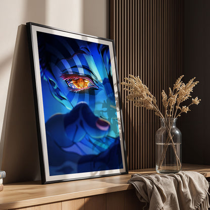 Flex Designs Poster Demon Slayer Infinity Castle Akaza 5 x 7" Home Goods - TV Show 2025 TV Show Poster