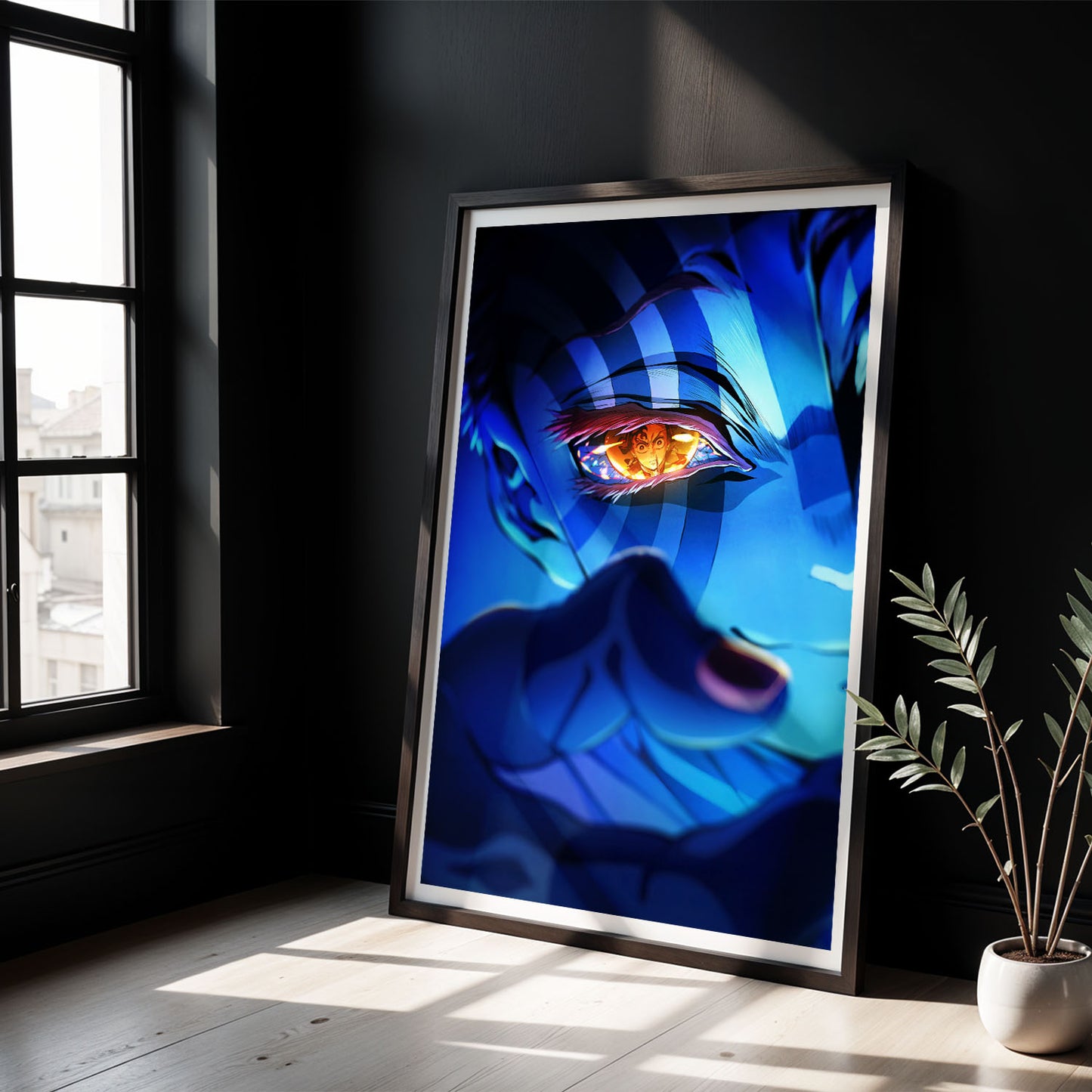 Flex Designs Poster Demon Slayer Infinity Castle Akaza 8 x 10" Home Goods - TV Show 2025 TV Show Poster
