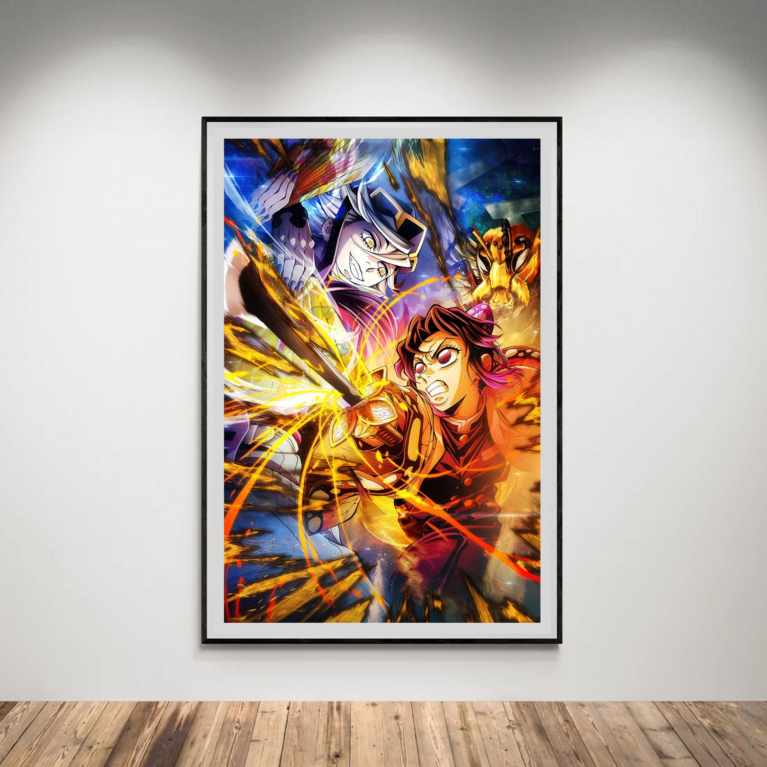 Flex Designs Poster Demon Slayer Infinity Castle Shinobu vs Doma 8 x 10" Home Goods - TV Show 2025 TV Show Poster