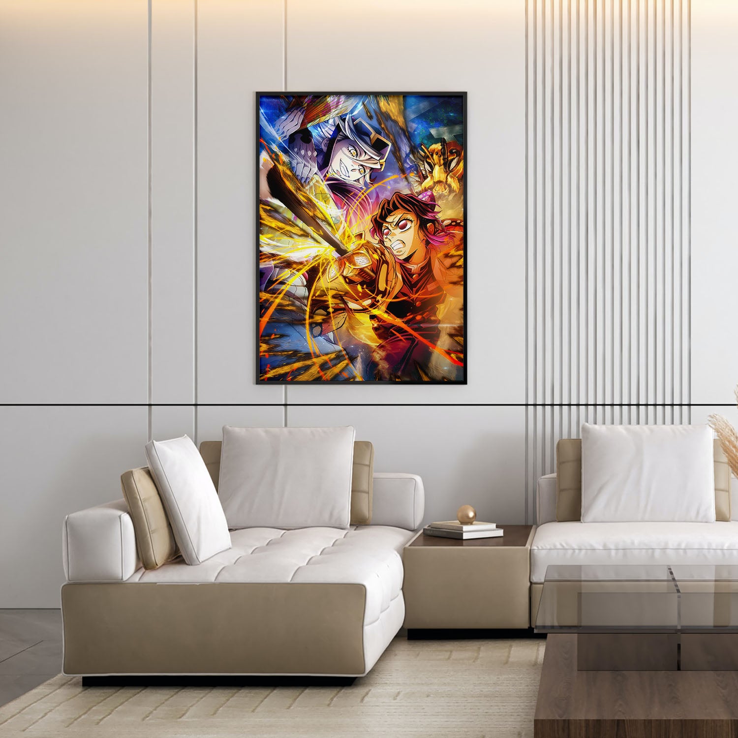 Flex Designs Poster Demon Slayer Infinity Castle Shinobu vs Doma 5 x 7" Home Goods - TV Show 2025 TV Show Poster