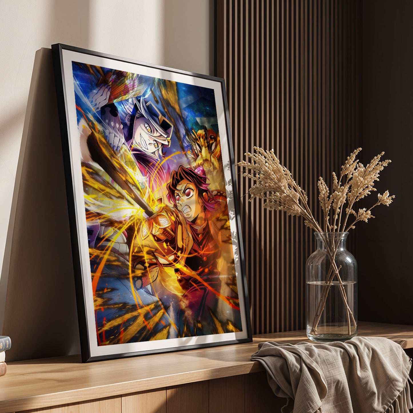 Flex Designs Poster Demon Slayer Infinity Castle Shinobu vs Doma 5 x 7" Home Goods - TV Show 2025 TV Show Poster