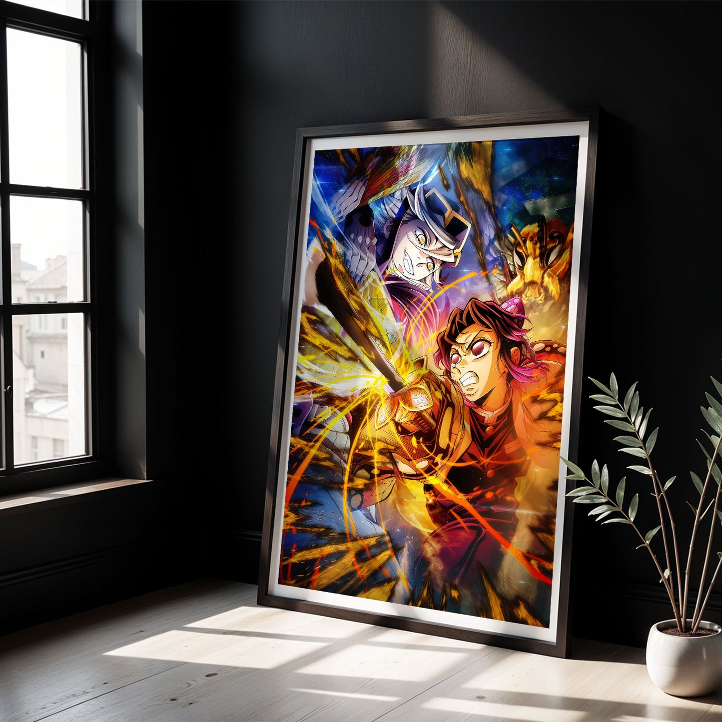 Flex Designs Poster Demon Slayer Infinity Castle Shinobu vs Doma 8 x 10" Home Goods - TV Show 2025 TV Show Poster