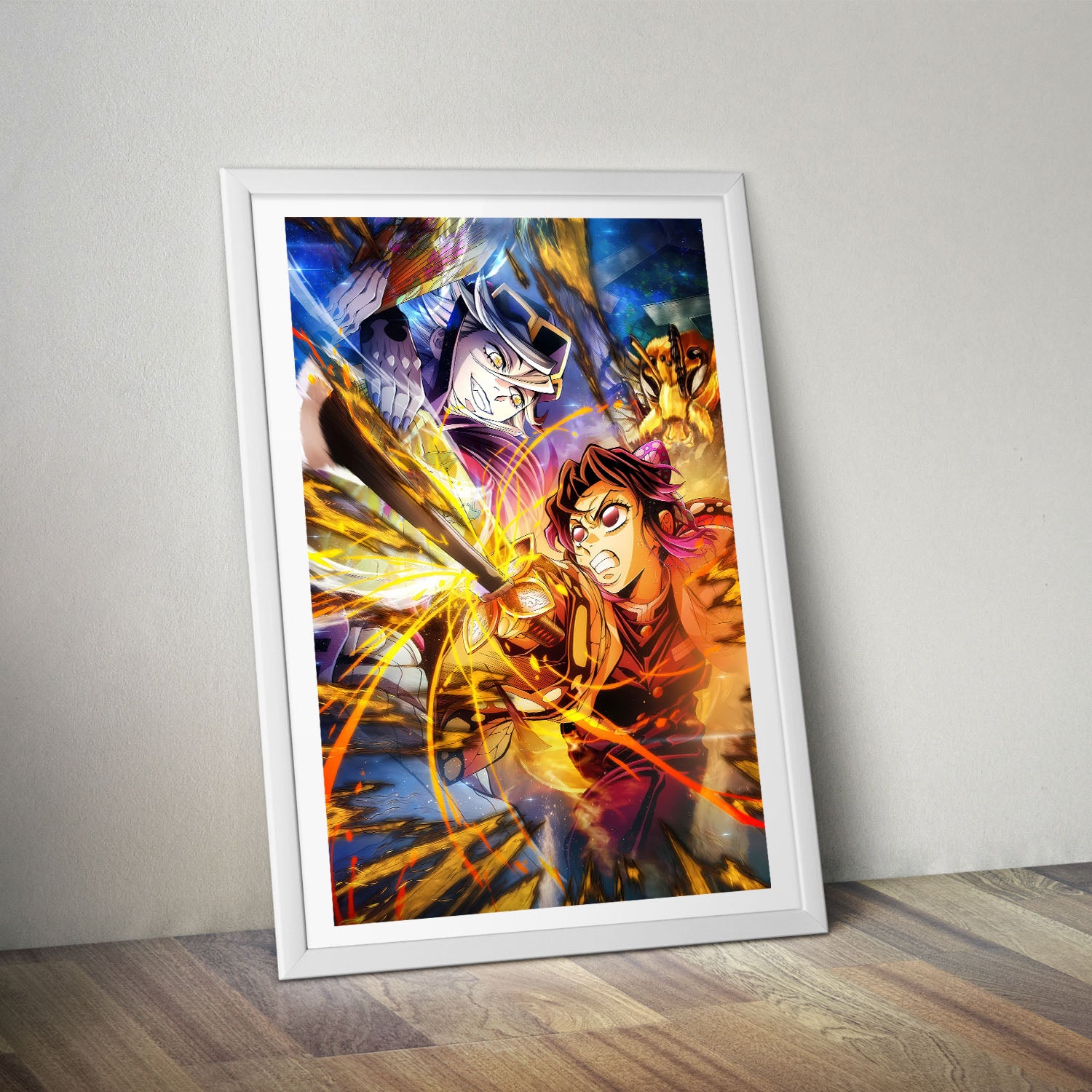 Flex Designs Poster Demon Slayer Infinity Castle Shinobu vs Doma 8 x 10" Home Goods - TV Show 2025 TV Show Poster
