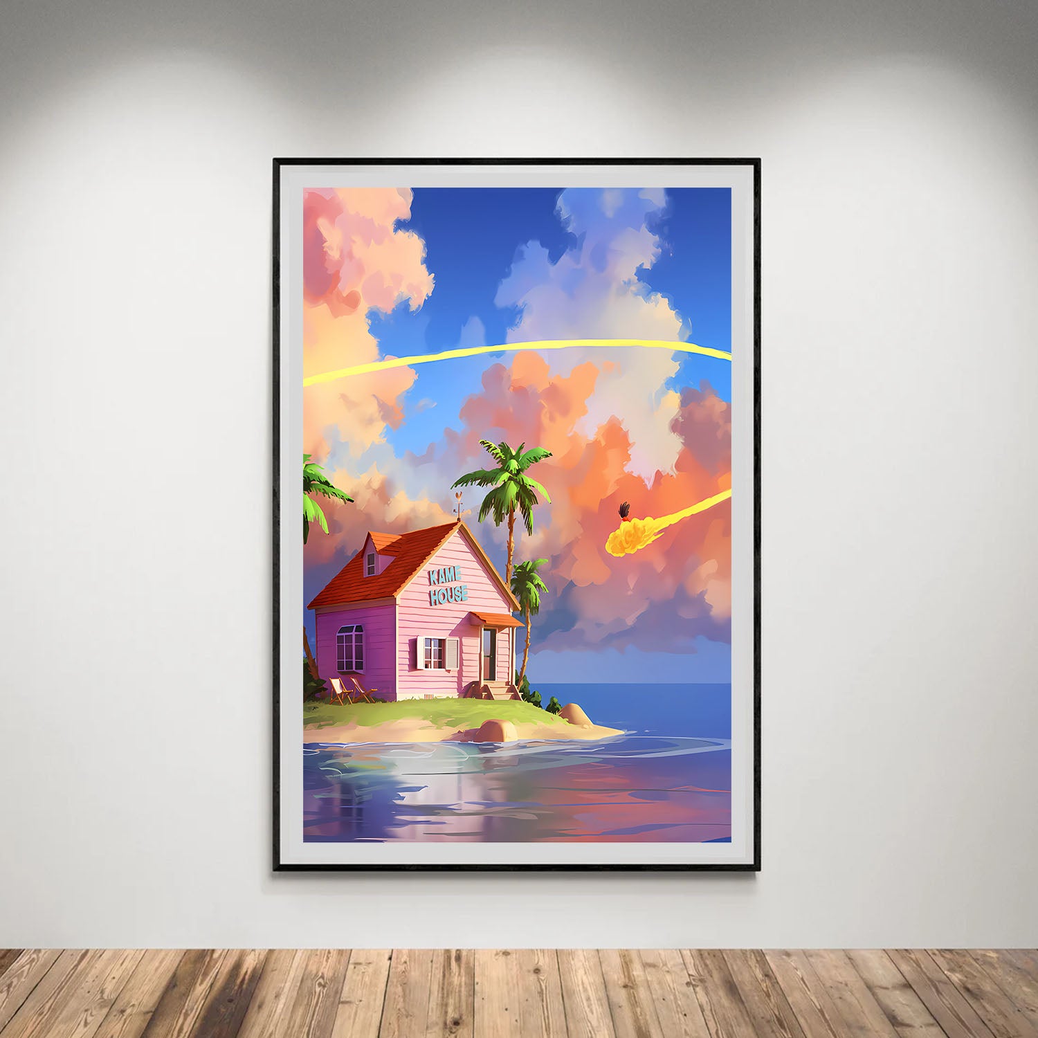 Flex Designs Poster Dragon Ball Kame Island 8 x 10" Home Goods - TV Show 1986 TV Show Poster