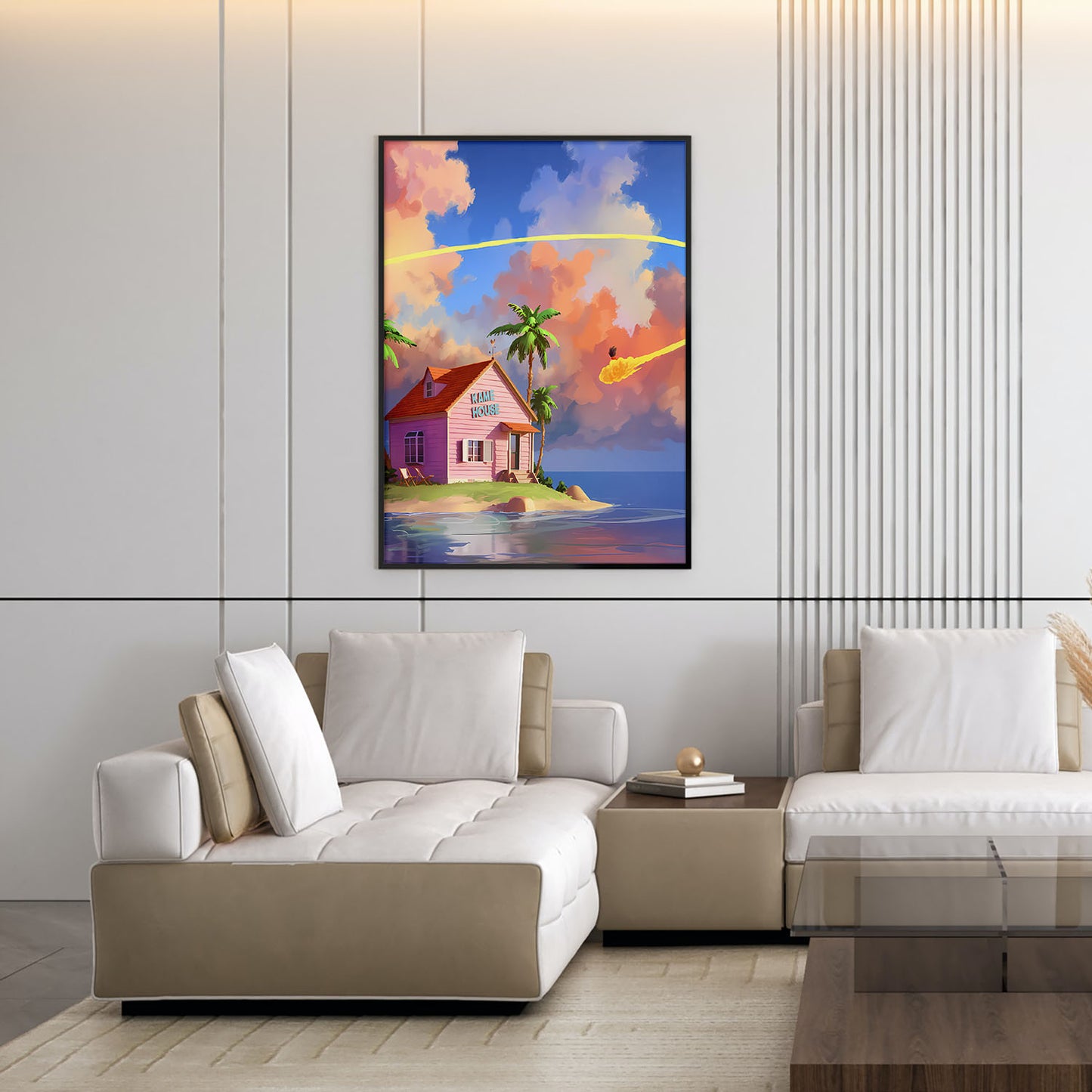 Flex Designs Poster Dragon Ball Kame Island 5 x 7" Home Goods - TV Show 1986 TV Show Poster