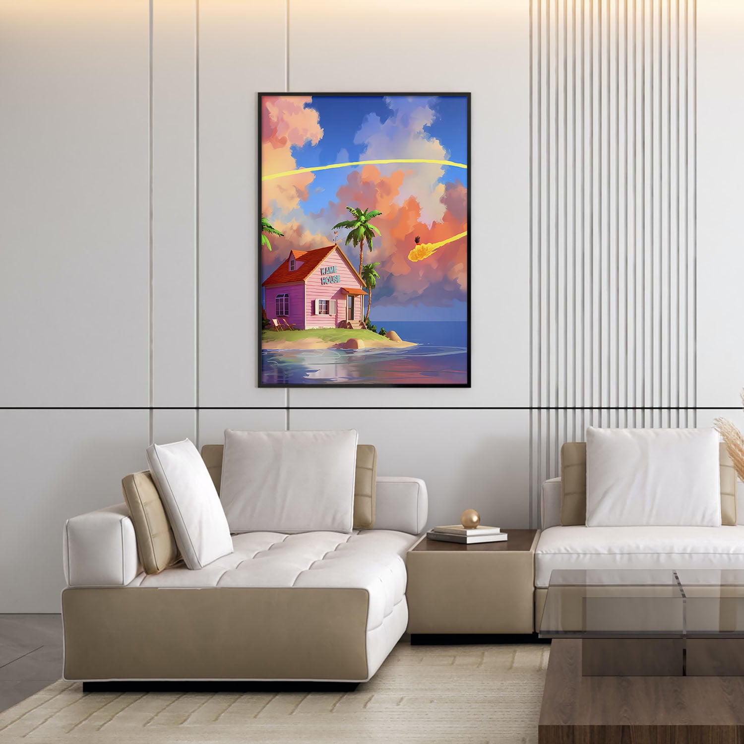 Flex Designs Poster Dragon Ball Kame Island 5 x 7" Home Goods - TV Show 1986 TV Show Poster