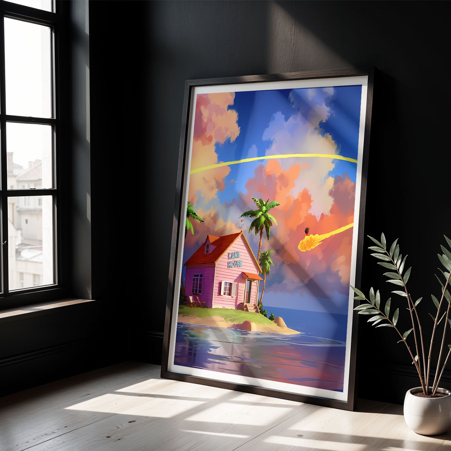 Flex Designs Poster Dragon Ball Kame Island 8 x 10" Home Goods - TV Show 1986 TV Show Poster