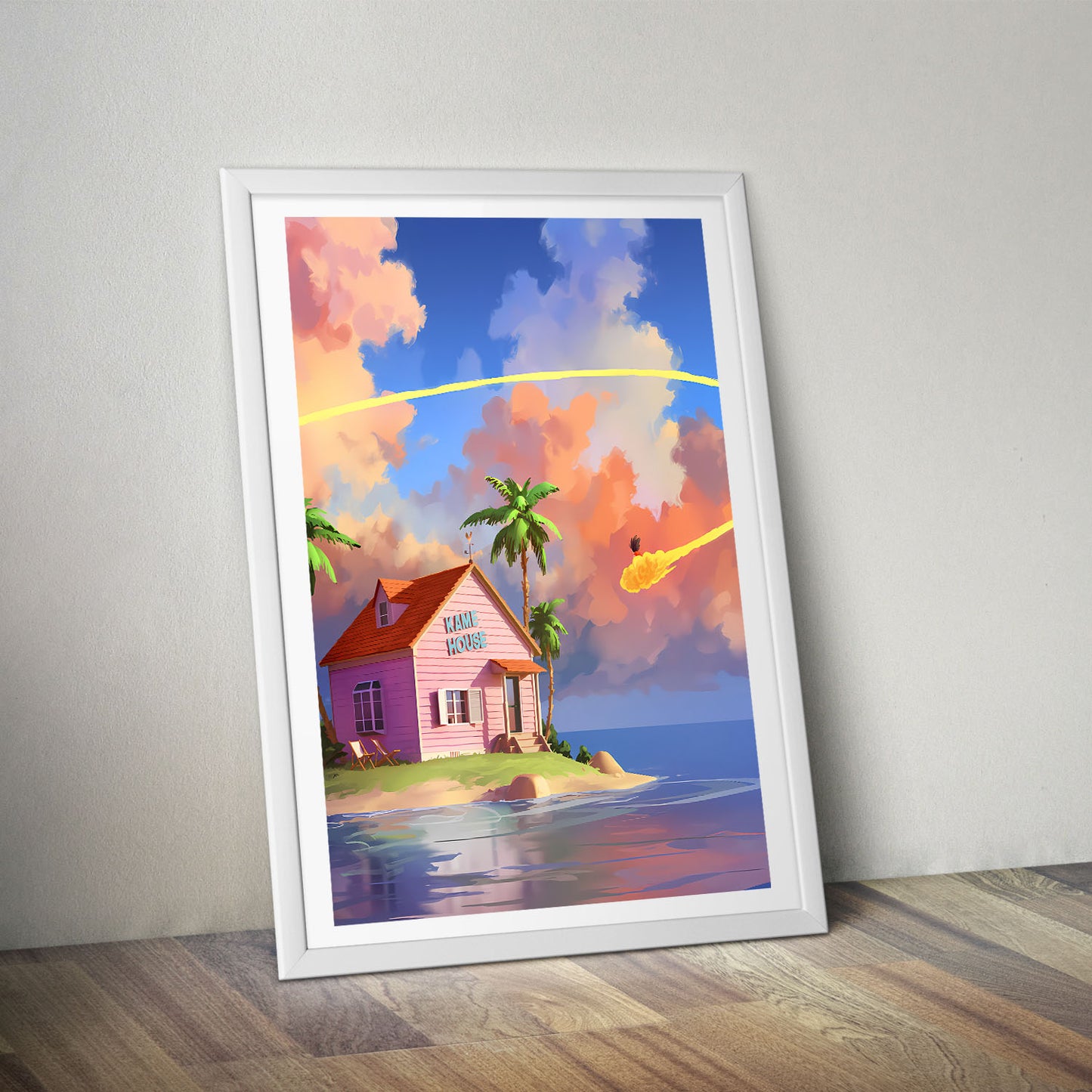 Flex Designs Poster Dragon Ball Kame Island 8 x 10" Home Goods - TV Show 1986 TV Show Poster