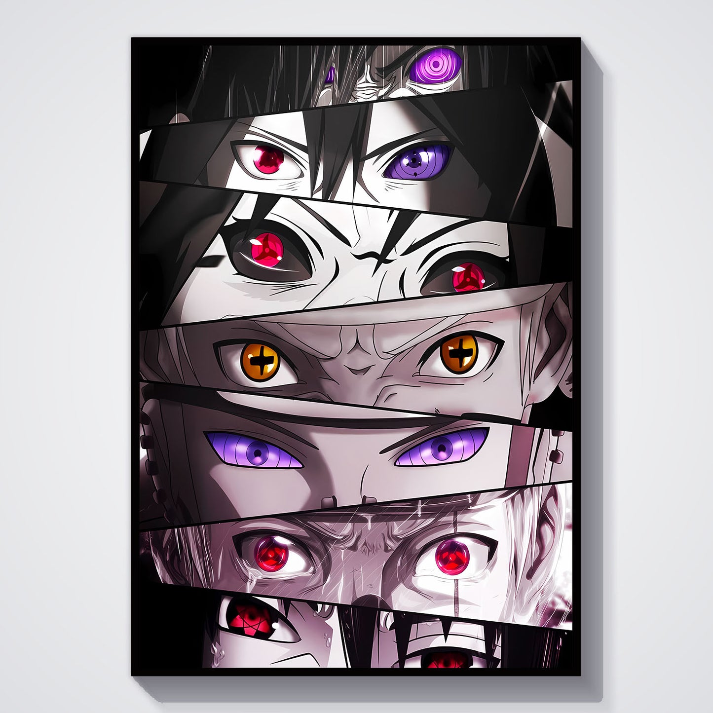 Flex Designs Poster Naruto Ninja Eyes 5 x 7" Home Goods - TV Show 2002 TV Show Poster
