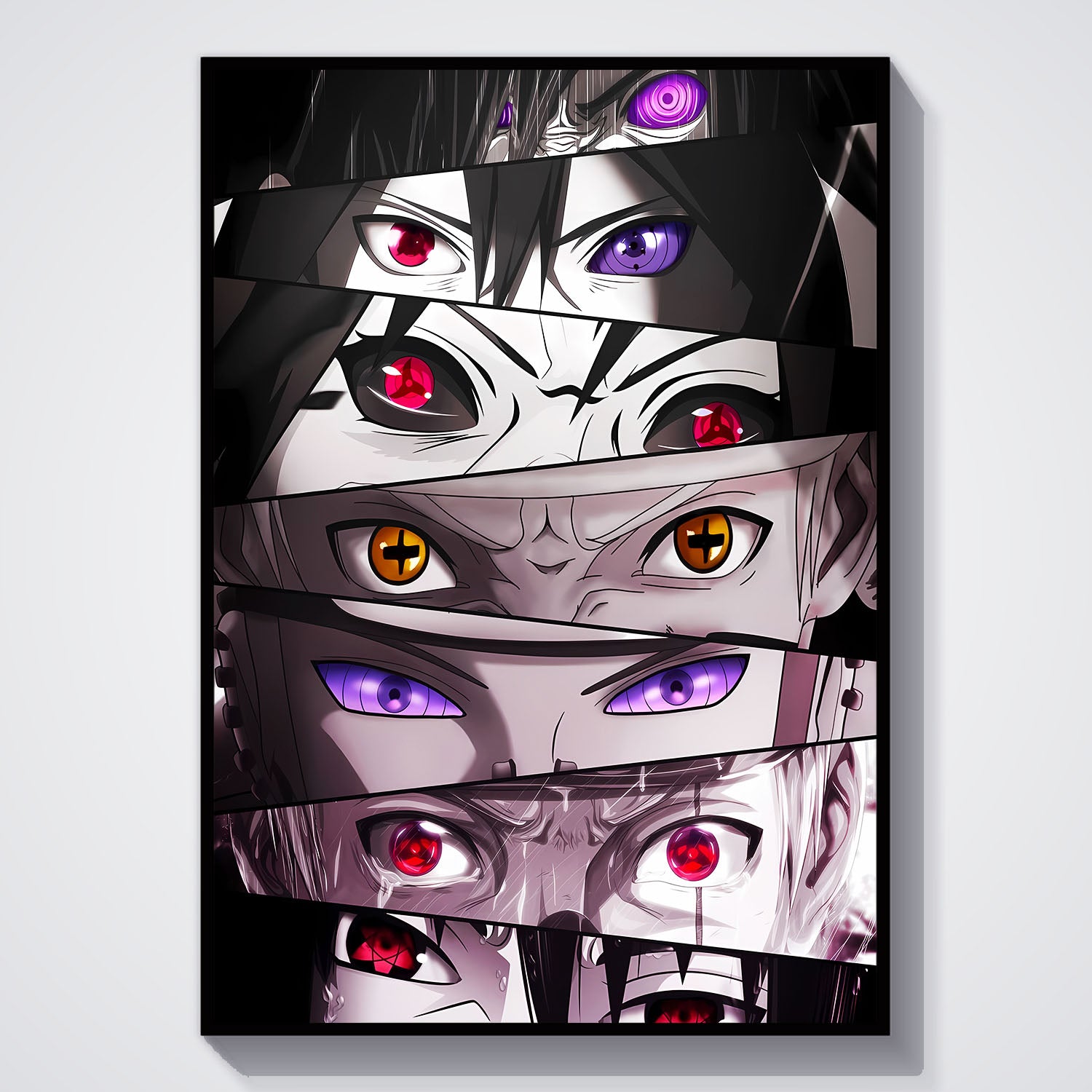 Flex Designs Poster Naruto Ninja Eyes 5 x 7" Home Goods - TV Show 2002 TV Show Poster