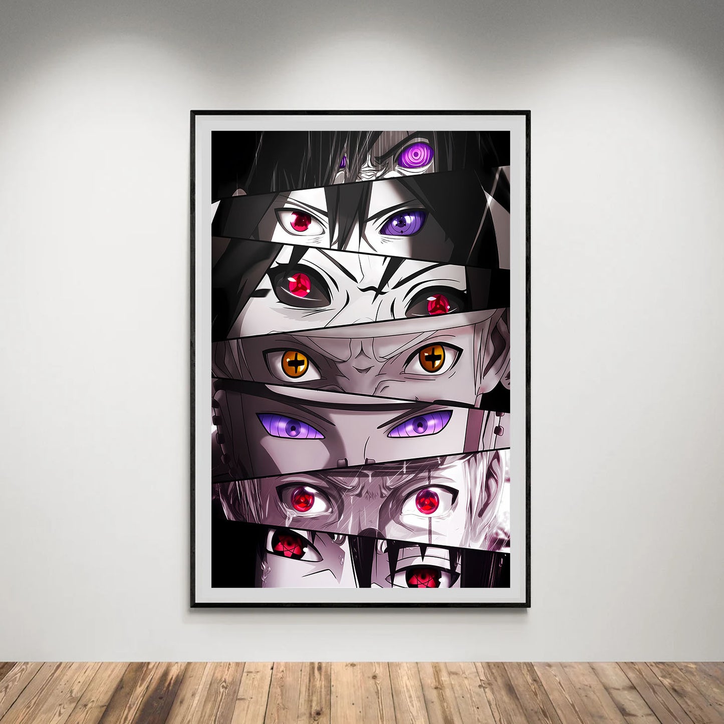 Flex Designs Poster Naruto Ninja Eyes 8 x 10" Home Goods - TV Show 2002 TV Show Poster