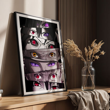 Flex Designs Poster Naruto Ninja Eyes 5 x 7" Home Goods - TV Show 2002 TV Show Poster