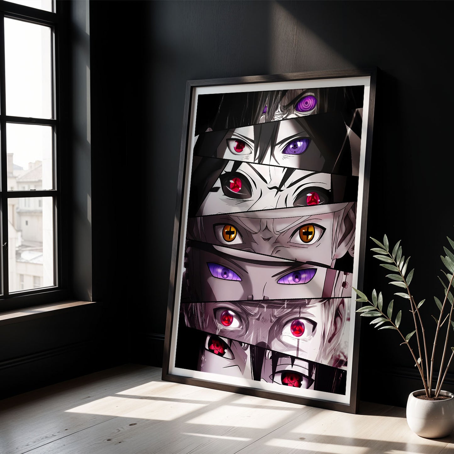 Flex Designs Poster Naruto Ninja Eyes 8 x 10" Home Goods - TV Show 2002 TV Show Poster