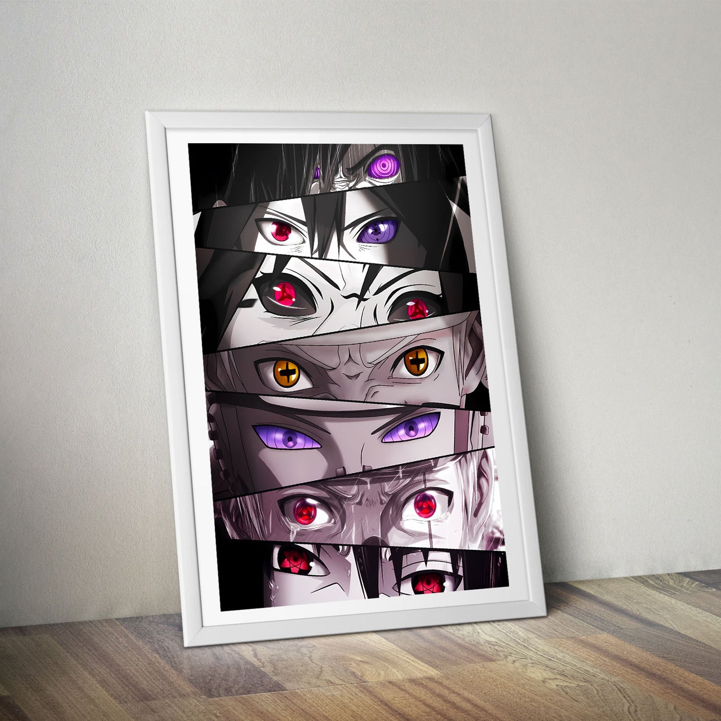Flex Designs Poster Naruto Ninja Eyes 8 x 10" Home Goods - TV Show 2002 TV Show Poster