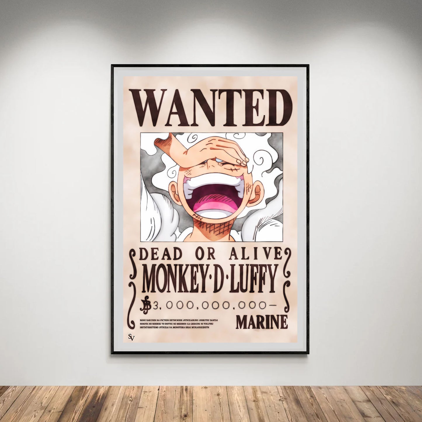 Flex Designs Poster One Piece Luffy Gear 5 Wanted 8 x 10" Home Goods - TV Show 1999 TV Show Poster