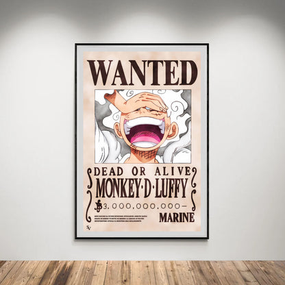 Flex Designs Poster One Piece Luffy Gear 5 Wanted 8 x 10" Home Goods - TV Show 1999 TV Show Poster