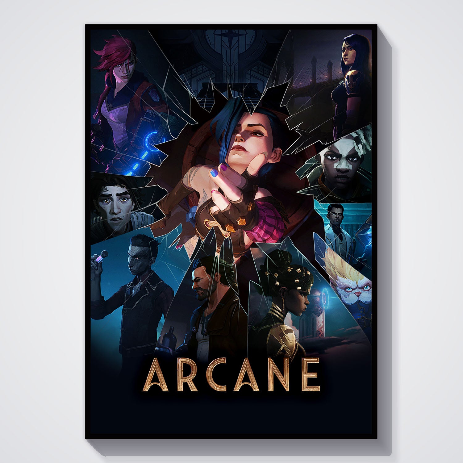 Flex Designs Poster Arcane Key Visual 5 x 7" Home Goods - TV Show 2021 TV Show Poster