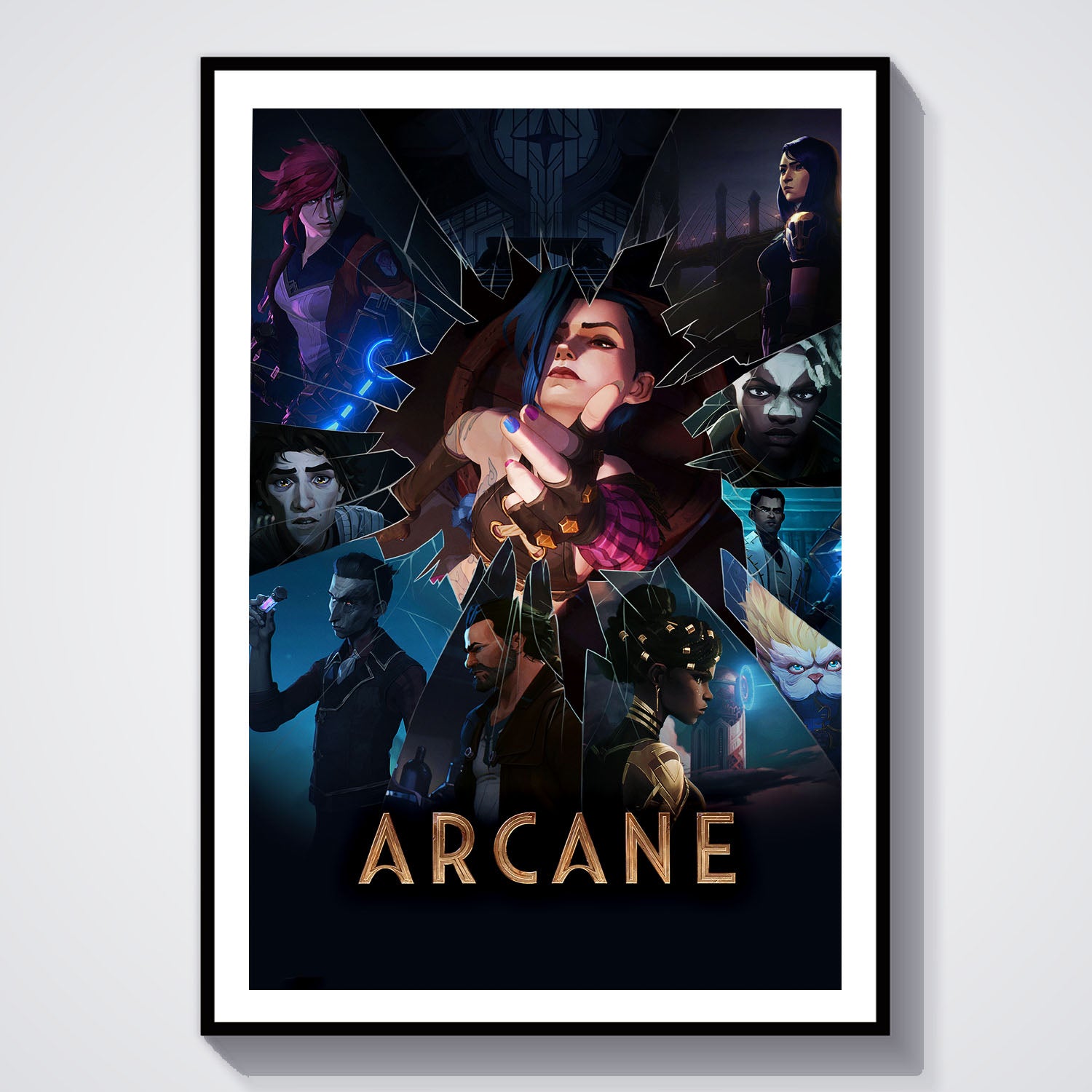 Flex Designs Poster Arcane Key Visual 8 x 10" Home Goods - TV Show 2021 TV Show Poster