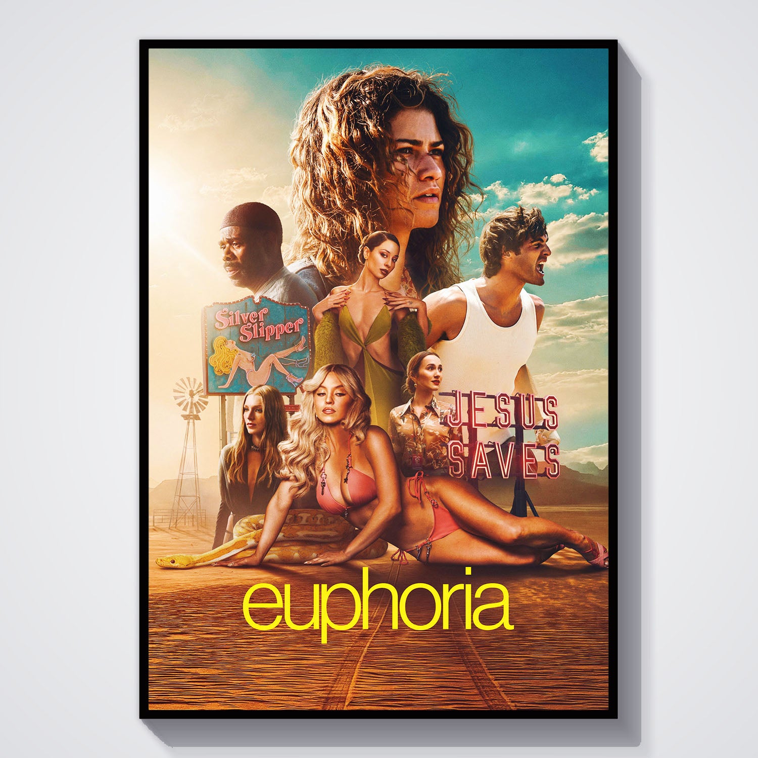 Flex Designs Poster Euphoria Season 3 5 x 7" Home Goods - TV Show 2026 TV Show Poster