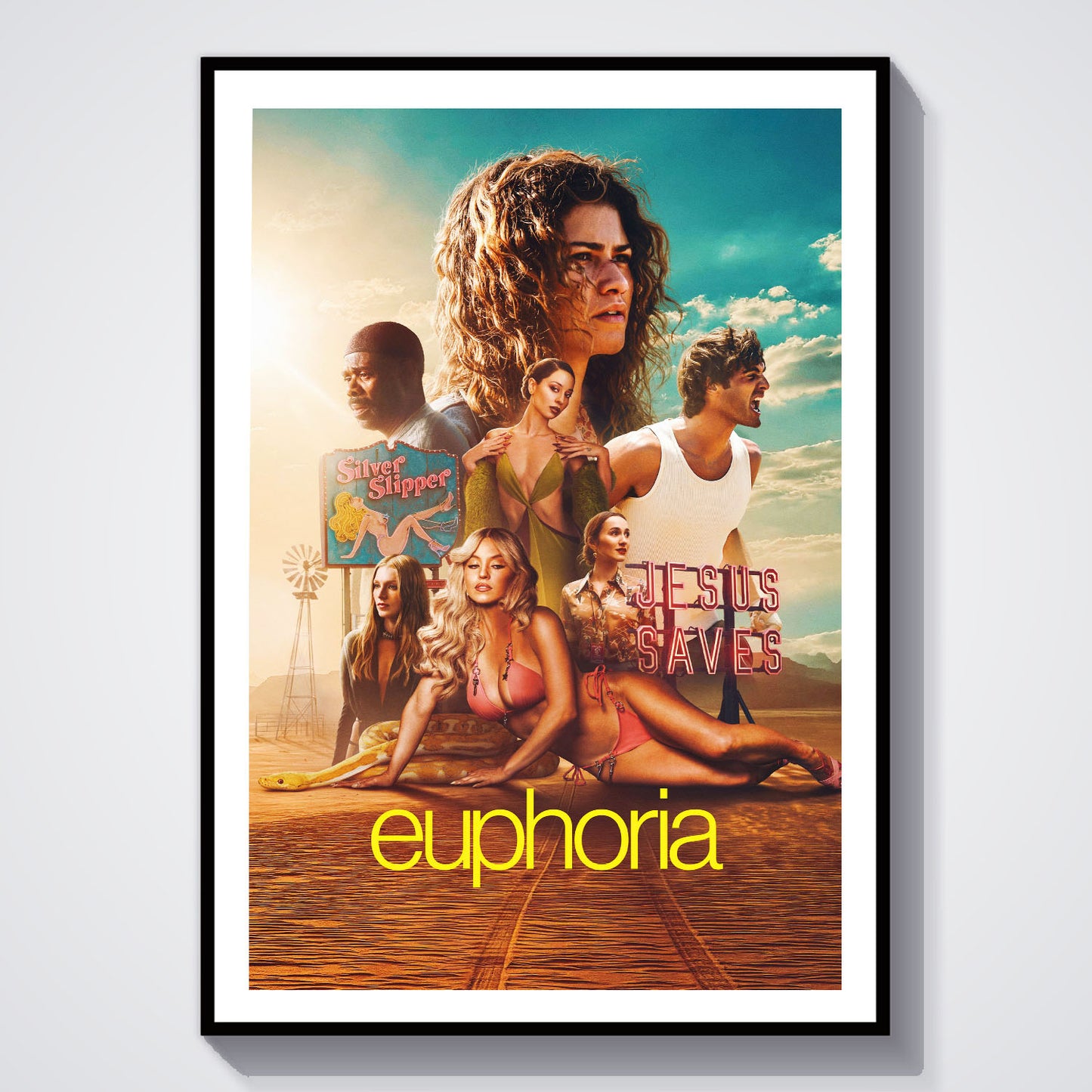 Flex Designs Poster Euphoria Season 3 8 x 10" Home Goods - TV Show 2026 TV Show Poster