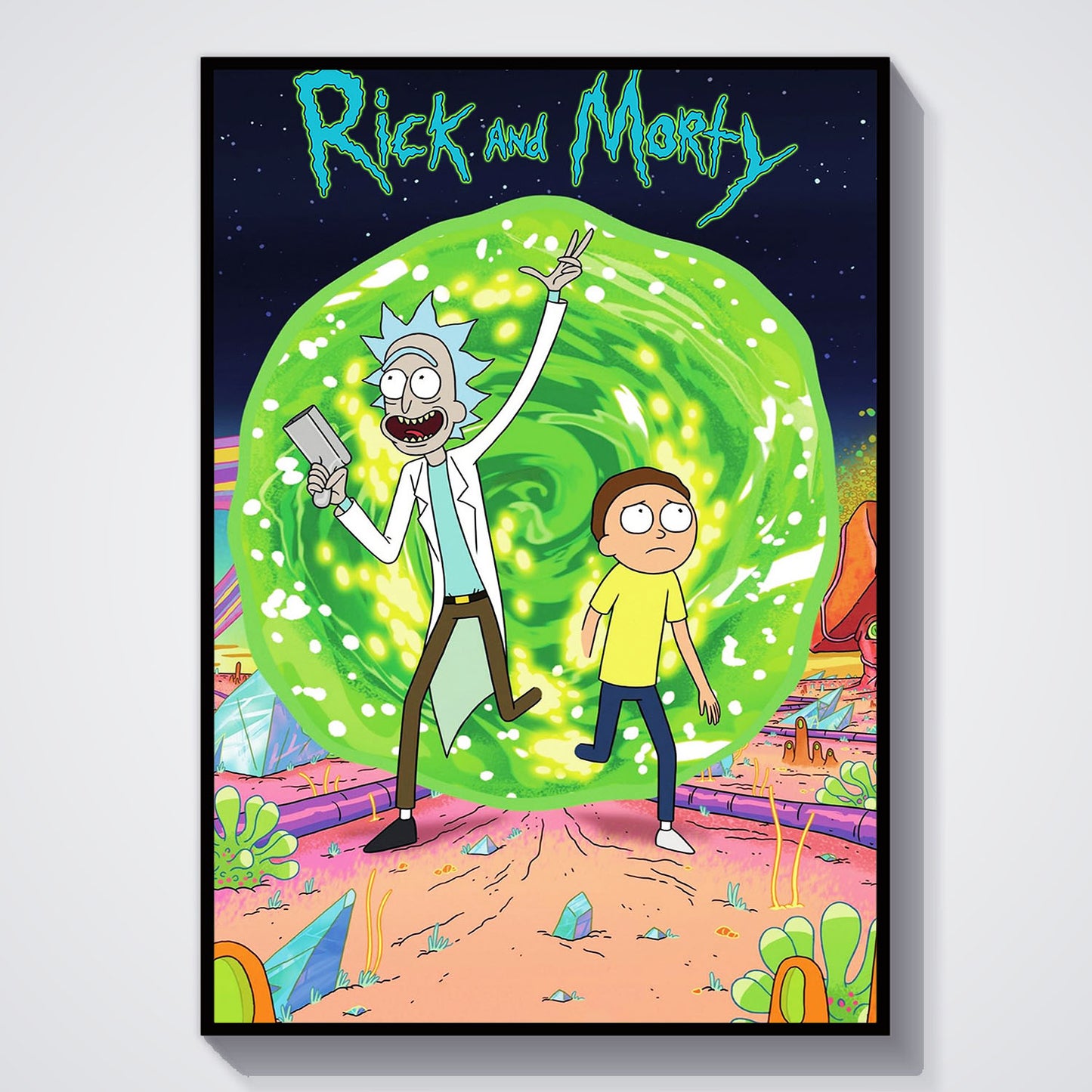 Flex Designs Poster Rick and Morty Alternate 5 x 7" Home Goods - TV Show 2013 TV Show Poster