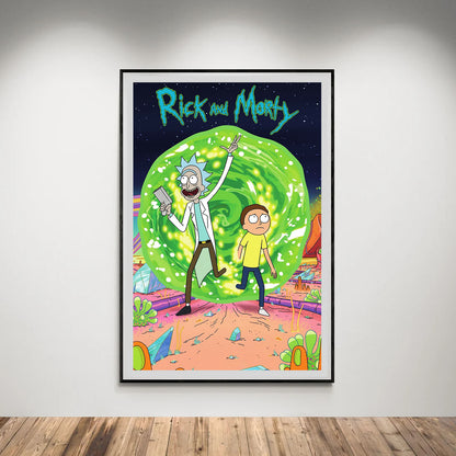 Flex Designs Poster Rick and Morty Alternate 8 x 10" Home Goods - TV Show 2013 TV Show Poster