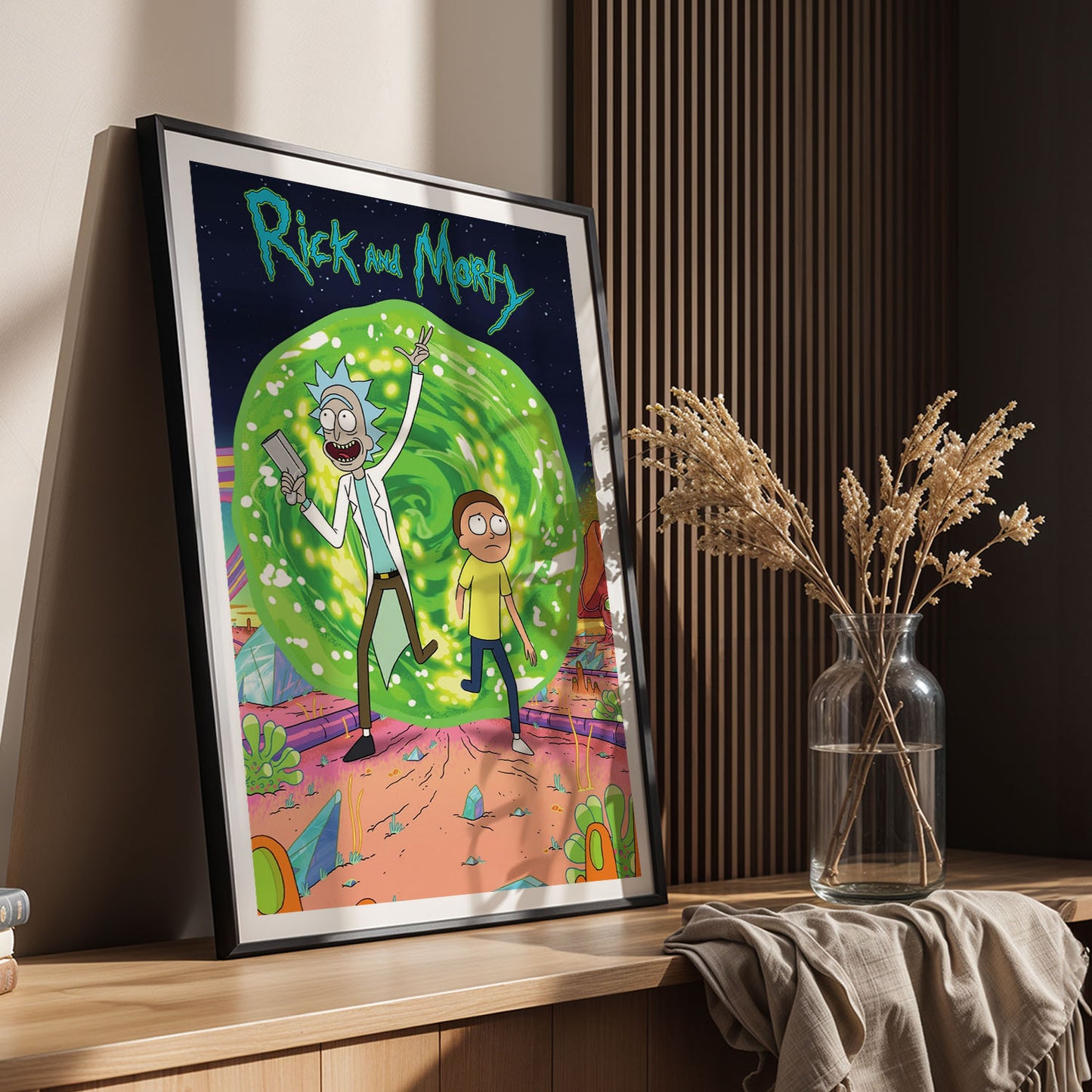 Flex Designs Poster Rick and Morty Alternate 5 x 7" Home Goods - TV Show 2013 TV Show Poster