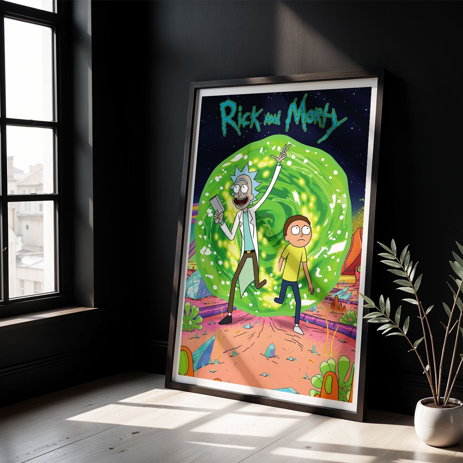 Flex Designs Poster Rick and Morty Alternate 8 x 10" Home Goods - TV Show 2013 TV Show Poster