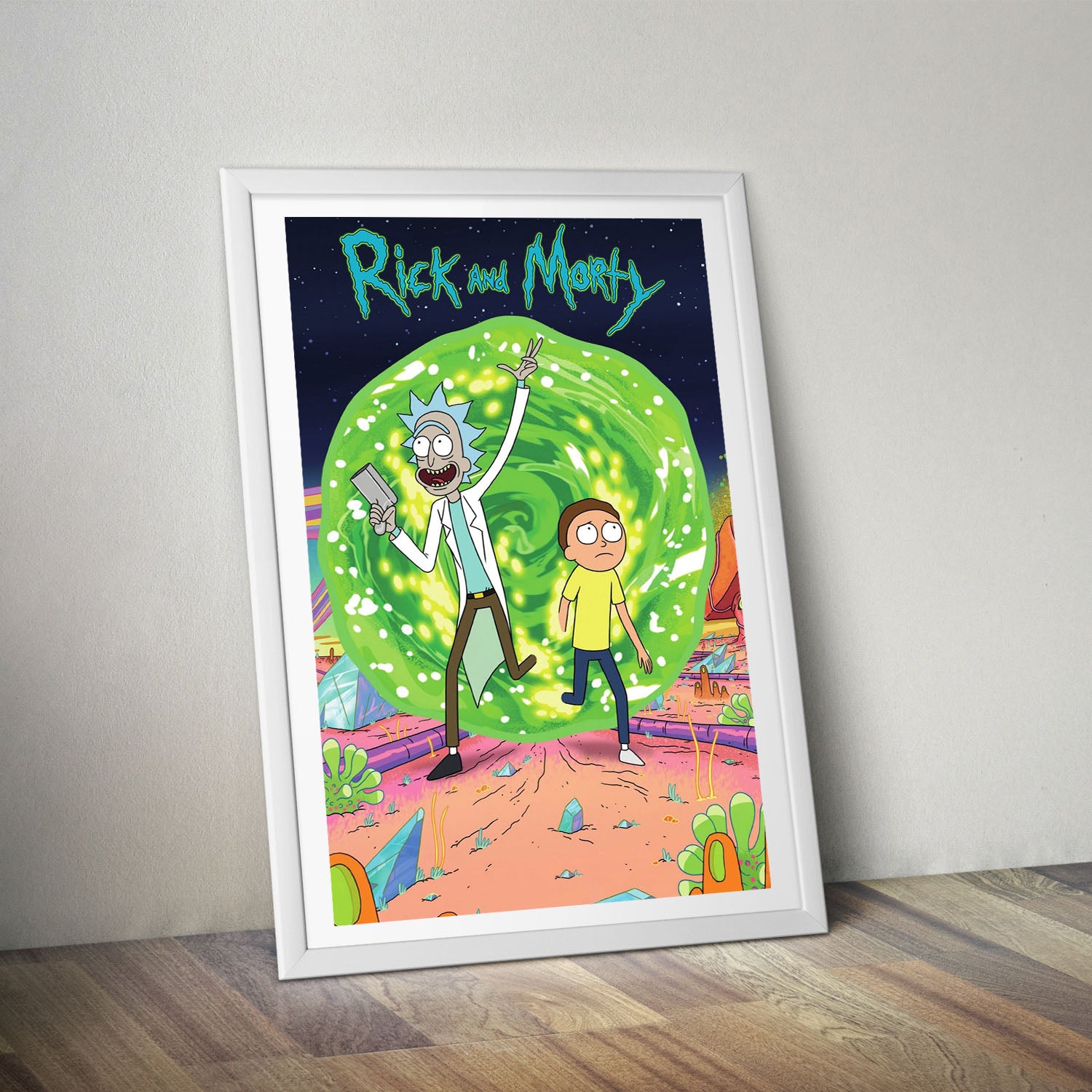 Flex Designs Poster Rick and Morty Alternate 8 x 10" Home Goods - TV Show 2013 TV Show Poster