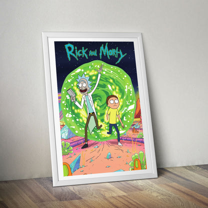 Flex Designs Poster Rick and Morty Alternate 8 x 10" Home Goods - TV Show 2013 TV Show Poster