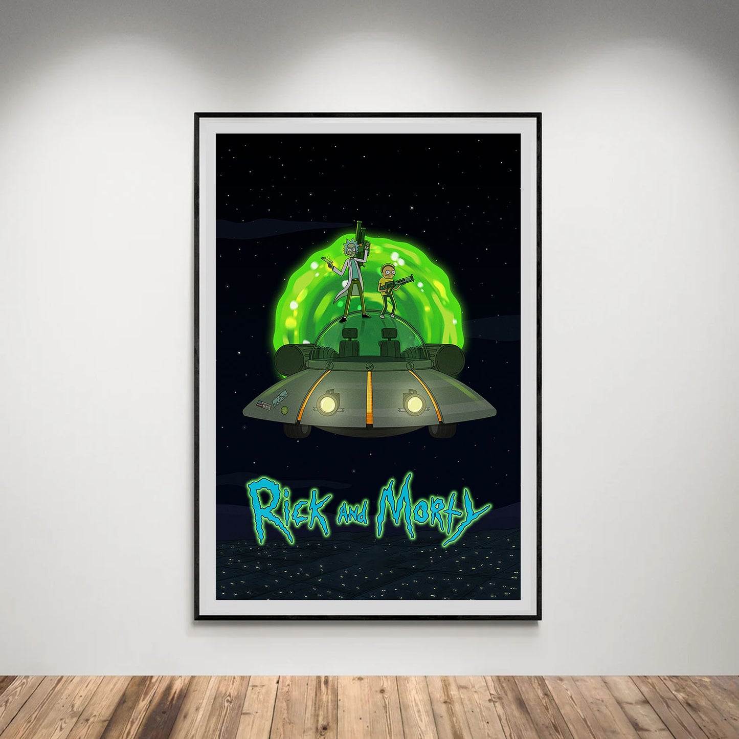Flex Designs Poster Rick and Morty Key Art 8 x 10" Home Goods - TV Show 2013 TV Show Poster