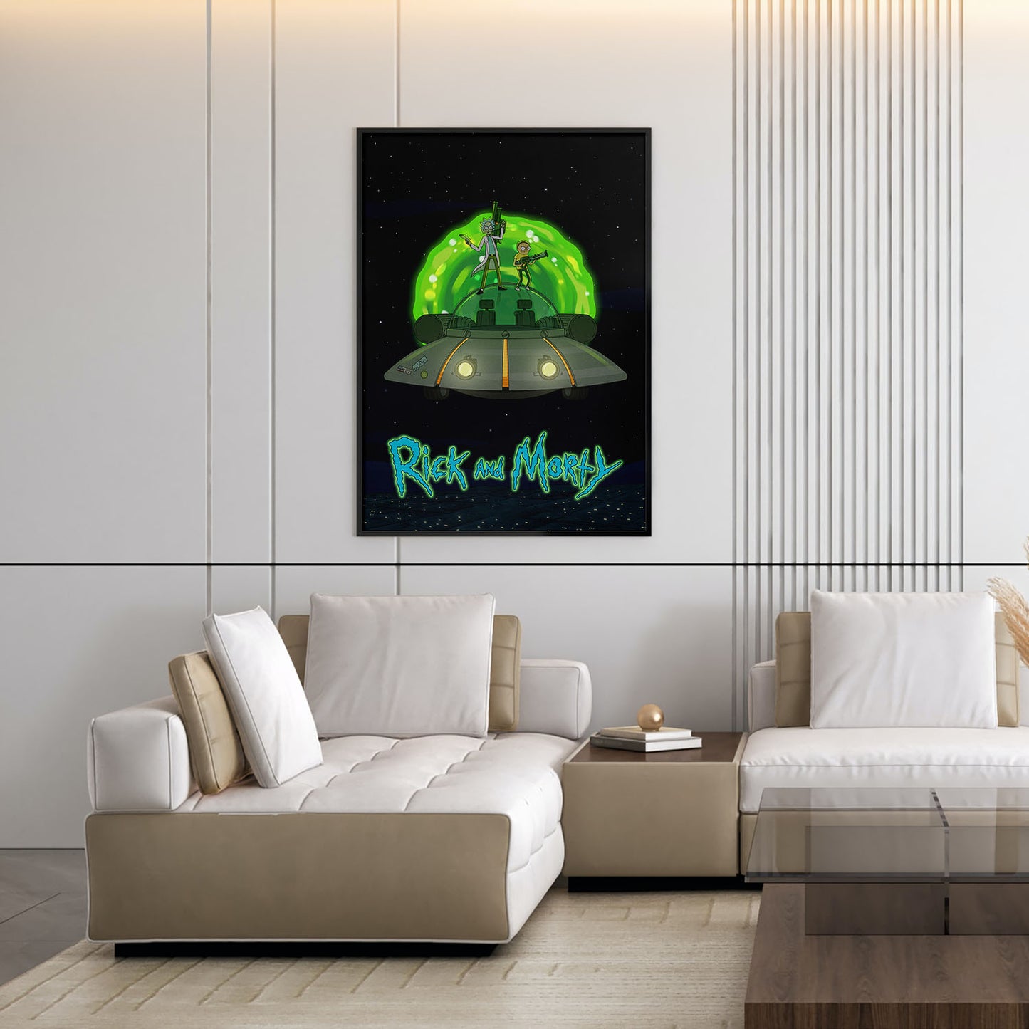 Flex Designs Poster Rick and Morty Key Art 5 x 7" Home Goods - TV Show 2013 TV Show Poster