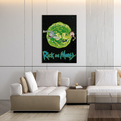 Flex Designs Poster Rick and Morty 5 x 7" Home Goods - TV Show 2013 TV Show Poster
