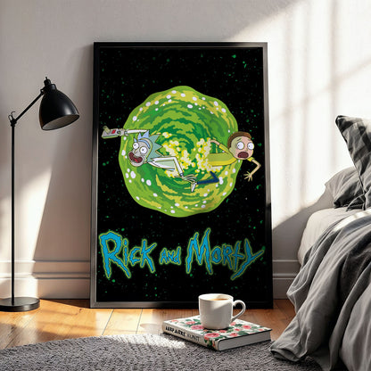 Flex Designs Poster Rick and Morty 5 x 7" Home Goods - TV Show 2013 TV Show Poster