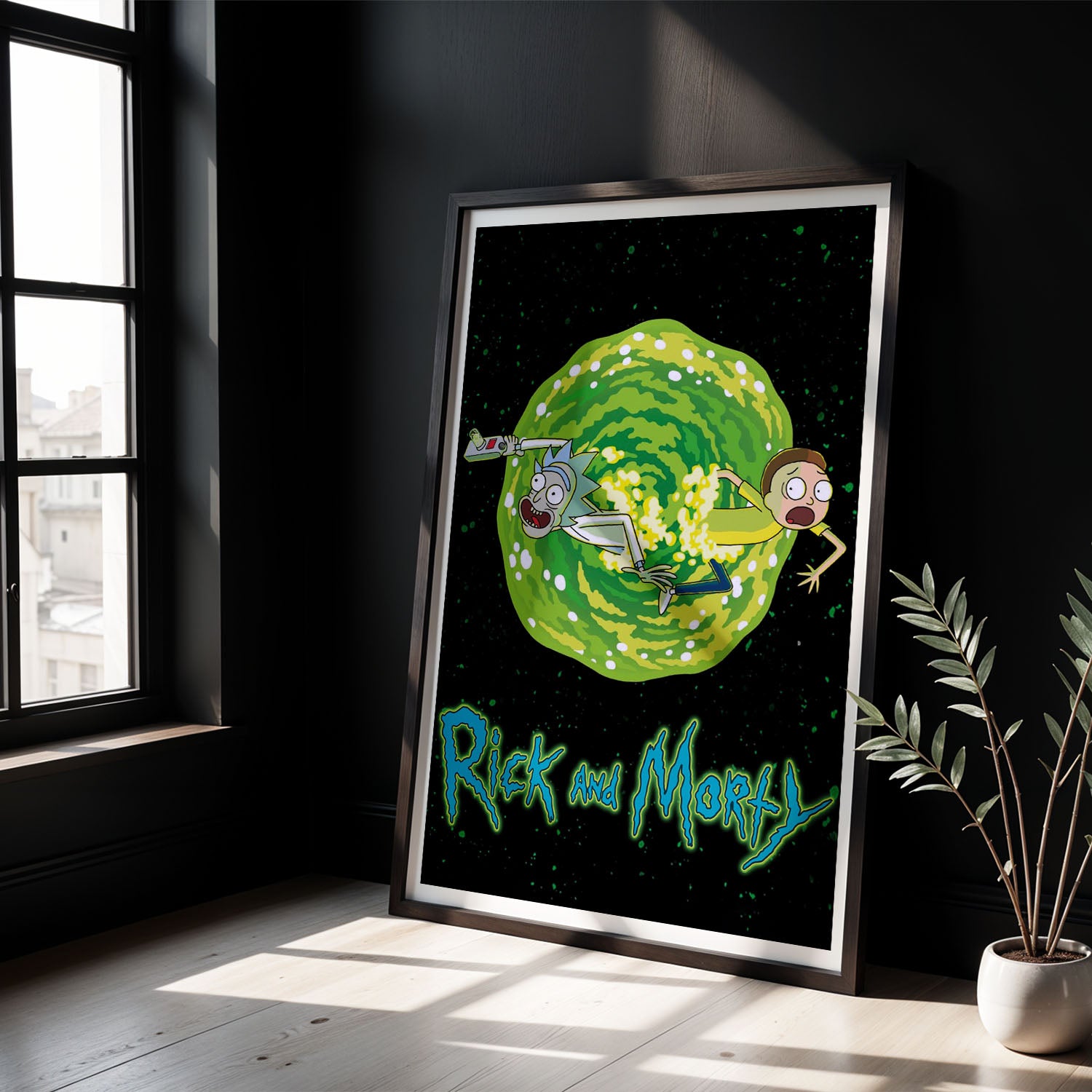 Flex Designs Poster Rick and Morty 8 x 10" Home Goods - TV Show 2013 TV Show Poster