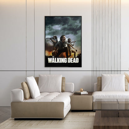 Flex Designs Poster The Walking Dead Key Art 5 x 7" Home Goods - TV Show 2010 TV Show Poster