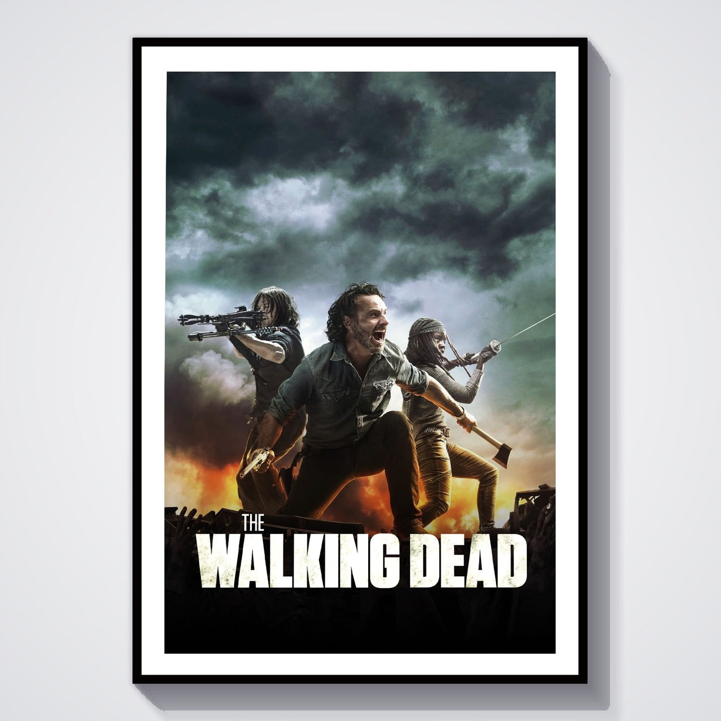 Flex Designs Poster The Walking Dead Key Art 8 x 10" Home Goods - TV Show 2010 TV Show Poster