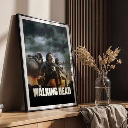 Flex Designs Poster The Walking Dead Key Art 5 x 7" Home Goods - TV Show 2010 TV Show Poster