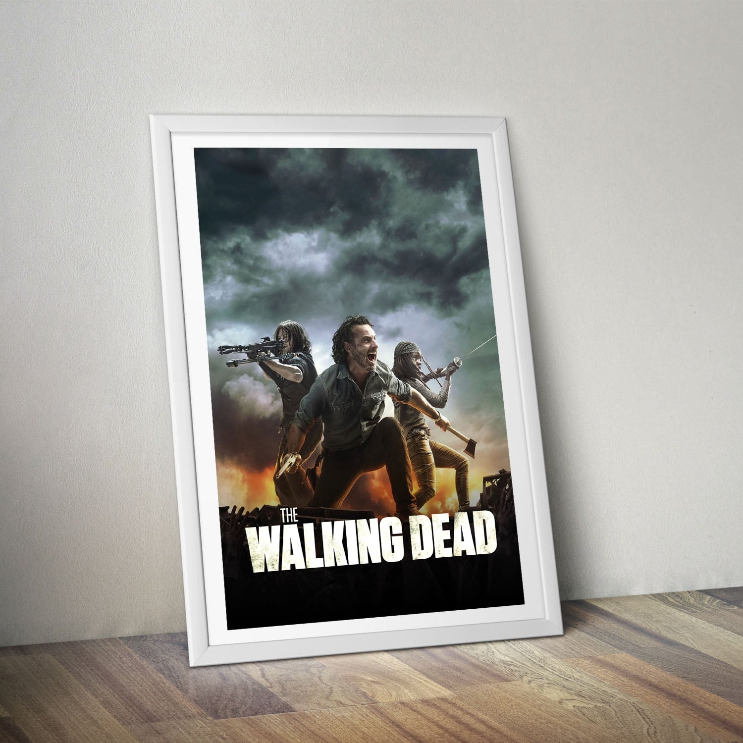 Flex Designs Poster The Walking Dead Key Art 8 x 10" Home Goods - TV Show 2010 TV Show Poster